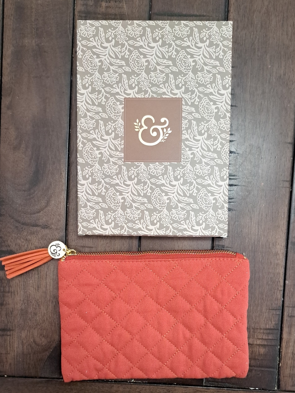 NIB Archer And Olive Zipper Pouch